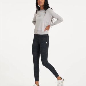 Women's Vuori Black Camouflage Leggings